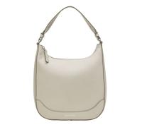 Marc O'Polo Damen Umhängetasche aus genarbtem Leder HOBO BAG M, grau, Einheitsgröße