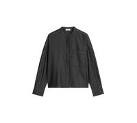 Marc O'Polo Blouse, casual fit, stand up collar, chest pocket, long sleeve, Bluse Damen - RINSE WASH DENIM 38 RINSE WASH DENIM