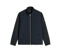 Hybridjacke MARC O'POLO, Herren, Gr. XL, peppercorn grau, Sweatware, Obermaterial: 75% Baumwolle, 20% Polyester, 5% Elasthan, regular fit normal, Rippbündchen, Jacken, Hybrid-Scuba-Sweatjacke regular