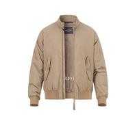 Outdoorjacke MARC O'POLO "aus wasserdichtem Material", Herren, Gr. L, pavestone, Obermaterial: 100% Polyester; Füllung: 100% Polyester; Futter: 100% Polyamid, unifarben, regular fit, Rippbündchen, Jac