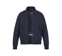 Blouson MARC O'POLO "MOP x Function aus wasserdichtem Material", Damen, Gr. L, schwarz navy, Obermaterial: 70% Polyester, 30% Polyurethan, regular fit, Bündchen, Jacken Blouson, regular fit (48110838-