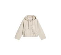 Marc O'Polo Blouson mit Kapuze Loose aus Brushed Cotton Twill hellgrau, 36