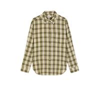 Langarmbluse MARC O'POLO "aus Baumwoll-Voile", Damen, Gr. 34, multi, natural stone, Obermaterial: 100% Baumwolle, kariert, elegant, regular fit normal, Langarm Manschette, Blusen (97487111-34) multi, 