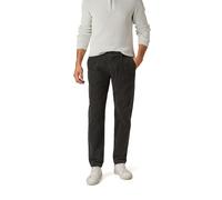 Marc O'Polo Bundfaltenhose Herren Regular Fit Cord grau, 34/34