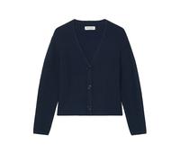 Cardigan MARC O'POLO "aus Heavy-Weight-Organic-Cotton" Gr. XXL, blau Damen Strickjacken Cardigans (85933150-XXL)