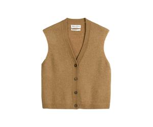 Marc OPolo Casual - Ärmellose Strickweste braun - Gr. - L