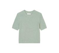 Marc OPolo Casual - Bouclé-Pullover slim aus Organic Cotton-Mix grün - Gr. - M