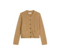Marc OPolo Casual - Cardigan regular aus Bouclé-Garn braun - Gr. - S