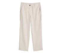 Marc OPolo Casual - Chino-Hose mit weitem Bein beige - Gr. - 38