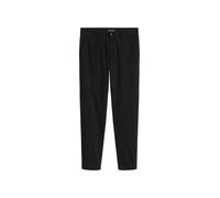 Chinohose MARC O'POLO "aus Bio-Baumwoll-Mix", Herren, Gr. 34, Länge 30, schwarz, Obermaterial: 97% Baumwolle, 3% Elasthan, unifarben, normal, Hosen Chinohose (16695448-34) schwarz