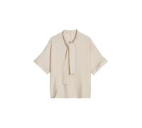 Marc OPolo Casual - Crinkle-Schluppenbluse regular Grey Silk - Gr. - 40