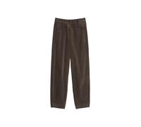 Cordhose MARC O'POLO, Damen, Gr. 34, N-Gr, braun, Cord, Obermaterial: 98% Baumwolle, 2% Elasthan, barrel fit lang, Hosen Cordhose, Model: Minu barrel aus Bio-Baumwolle-Mix (28674406-34) braun