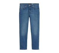 Regular-fit-Jeans MARC O'POLO "aus Bio-Baumwolle-Mix", Herren, Gr. 29, Länge 32, blau (dunkelblau), Obermaterial: 86% Baumwolle, 12% Polyester, 2% Elasthan, unifarben, regular fit normal, Jeans (82729