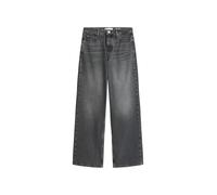 Weite Jeans MARC O'POLO "aus CIRCULOSE", Damen, Gr. 30, Länge 34, dunkelgrau, Obermaterial: 79% Baumwolle, 20% Viskose, 1% Elasthan, unifarben, normal, Jeans (48585300-30) dunkelgrau