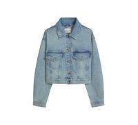 Jeansjacke MARC O'POLO "mit CIRCULOSE", Damen, Gr. L, light blau, Obermaterial: 79% Baumwolle, 20% Viskose, 1% Elasthan, unifarben, relaxed fit, Manschette, Jacken Jeansjacke (13524139-L) light blau