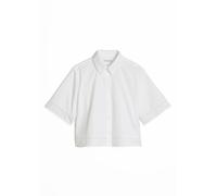 Marc OPolo Casual - Kurzarmbluse im Boxy-Fit weiß - Gr. - 34