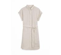 Marc OPolo Casual - Leinenkleid relaxed mit Bindegürtel beige - Gr. - 36