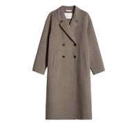 Wollmantel MARC O'POLO "aus hochwertigem Melange-Doubleface", Damen, Gr. 36, beige (stone taupe melange), Obermaterial: 50% Wolle, 47% Polyester, 3% Sonstige Fasern, unifarben, relaxed fit, Mäntel (38
