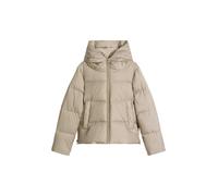 Marc OPolo Casual - Puffer-Daunenjacke mit Kapuze regular Earthy Taupe - Gr. - 38
