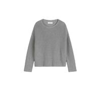 Marc OߴPolo Damen Strickpullover mit U-Boot-Ausschnitt Oversize Fit, Grau (Grey Granite Melange), M