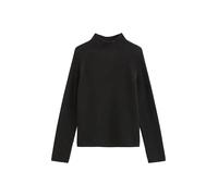 Strickpullover MARC O'POLO "aus Organic Cotton", Damen, Gr. XL, schwarz (coal grau melange), Obermaterial: 100% Baumwolle, unifarben, Pullover Strickpullover (21736803-XL) coal grau melange