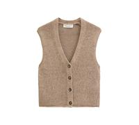 Marc OPolo Casual - Strickweste mit V-Ausschnitt braun - Gr. - S