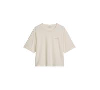 T-Shirt MARC O'POLO, Damen, Gr. XS, beige (weiß cotton), Jersey, Obermaterial: 100% Baumwolle, oversize normal, Rundhals, Shirts T-Shirt, oversized boxy aus weichem Single Jersey (59356458-XS) weiß co