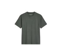 T-Shirt MARC O'POLO "aus schwerem Bio-Baumwoll-Jersey", Herren, Gr. M, grün (mangrove), Obermaterial: 100% Baumwolle, unifarben, Basic, loose fit, Rundhals, Shirts T-Shirt (64812766-M) mangrove