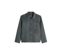 Outdoorjacke MARC O'POLO "aus weichem Double Face Wool Blend", Herren, Gr. M, grün (skipping stone), Obermaterial: 50% Wolle, 47% Polyester, 3% Sonstige Fasern, unifarben, regular fit, normaler Saum, 