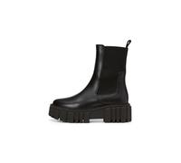 Chelseaboots MARC O'POLO "mit leichter Plateausohle", Damen, Gr. 40, schwarz, Obermaterial: 100% Leder (Rind), unifarben, Schuhe (11937744-40) schwarz
