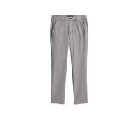 Chinohose MARC O'POLO "aus Two-Tone Organic Cotton Stretch", Herren, Gr. 34, Länge 34, medium grau, Obermaterial: 97% Baumwolle, 3% Elasthan, unifarben, figurbetont normal, Hosen Chinohose (81836257-3