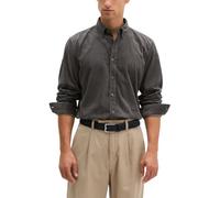 Marc O'Polo Langarmhemd mit Button-Down-Kragen Herren S wooden earth 100% Baumwolle, Regular Fit
