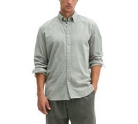 Marc O'Polo Langarmhemd Cord - Regular Fit - Button-Down - 100% Baumwolle - Herren L (faded mint)