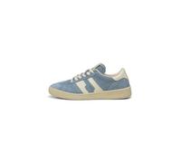 Sneaker MARC O'POLO "mit Struktur-Akzenten", Herren, Gr. 42, high sky, chalky sand, Obermaterial: 96% Leder (Rind), 4% Polyester, unifarben, Schuhe Sneaker (13233742-42) high sky, chalky sand
