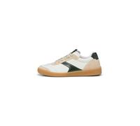 Marc O'Polo Court-Sneaker Model Court mit edlem Rindleder weiß/grün, 46