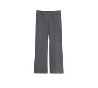 Marc O'Polo Cropped Wide Fit Culotte aus Lyocell-Leinen-Mix in Dunkelgrau, Größe 42