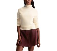 Rollkragenpullover MARC O'POLO DENIM, Damen, Gr. XL, weiß blush, Strick, Obermaterial: 58% Baumwolle, 25% Polyamid, 17% Polyester, normal normal, Rippbündchen, Pullover Rollkragenpullover, Feinstrick,