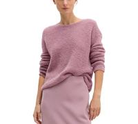 Strickpullover MARC O'POLO "aus Schurwolle-Alpakawolle-Mix", Damen, Gr. M, rosa (gentle mauve), Obermaterial: 42% Schurwolle, 25% Polyacryl, 19% Alpaka, 13% Polyamid, 1% Elasthan, unifarben, U-Boot-Au