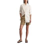 Marc O'Polo Relaxed Fit Leinenbluse aus leichter Qualität in Weiss, Größe 42