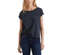 Marc O'Polo DENIM T-Shirt - Basic Damen Top - Relaxed Fit - Organic Cotton Größe: XS