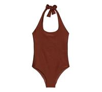 Marc O'Polo Damen Badeanzug Breezy Leaf Cappuccino - Größe S