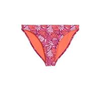 Bikini-Hose MARC O'POLO "Abstract Leaf AOP", Damen, Gr. L, N-Gr, raspberry coulis leaf print, Obermaterial: 84% Polyamid, 16% Elasthan, Badehosen Bikini-Hose (65107318-L) raspberry coulis leaf print
