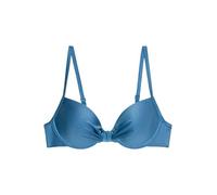 Marc O'Polo Damen Bügel-Bikini-Top Shiny coronetblue - Größe 75E