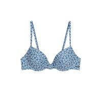 Marc O'Polo Damen Bügel-Bikini-Top Shiny coronetblueprint - Größe 75D
