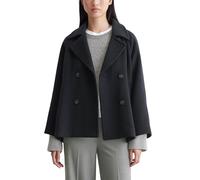 Marc O'Polo Damen Cabanjacke mit Reverskragen elegant, Blau (Deep Blue Sea), 44