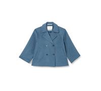 Marc O'Polo Damen Cabanjacke mit Reverskragen elegant, Blau (Hazy Blue), 44