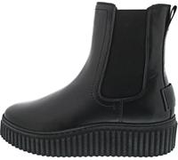 Marc O'Polo Chelseaboots aus edlem Rindleder Plateausohle Damen Schwarz Gr. 39