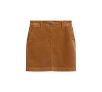 Marc O'Polo Damen Cordrock Gerader Fit aus Baumwolle, braun, Gr. 36