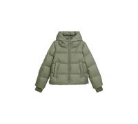 Marc O'Polo Damen Daunenjacke mit Kapuze Regular Fit, grün, Gr. 40