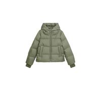 Marc O'Polo Damen Daunenjacke mit Kapuze Regular Fit, grün, Gr. 42